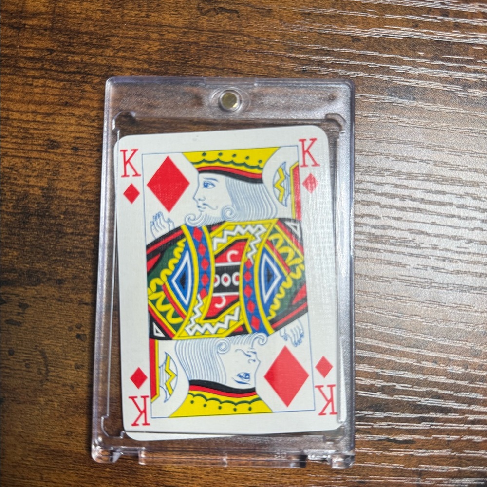 Louis Vuitton Playing Card with Red and Yellow Accents